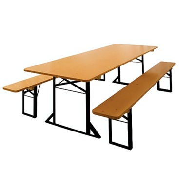 Cart 3 Set birreria con tavolo e 2 panche - eha22080ar