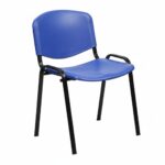 Sedia attesa telaio nero
