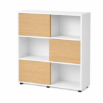 Libreria bassa con 3 ante scorrevoli - IXA17065