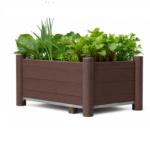 Fioriera in plastica riciclata rettangolare L.130 cm - ESPPS0606